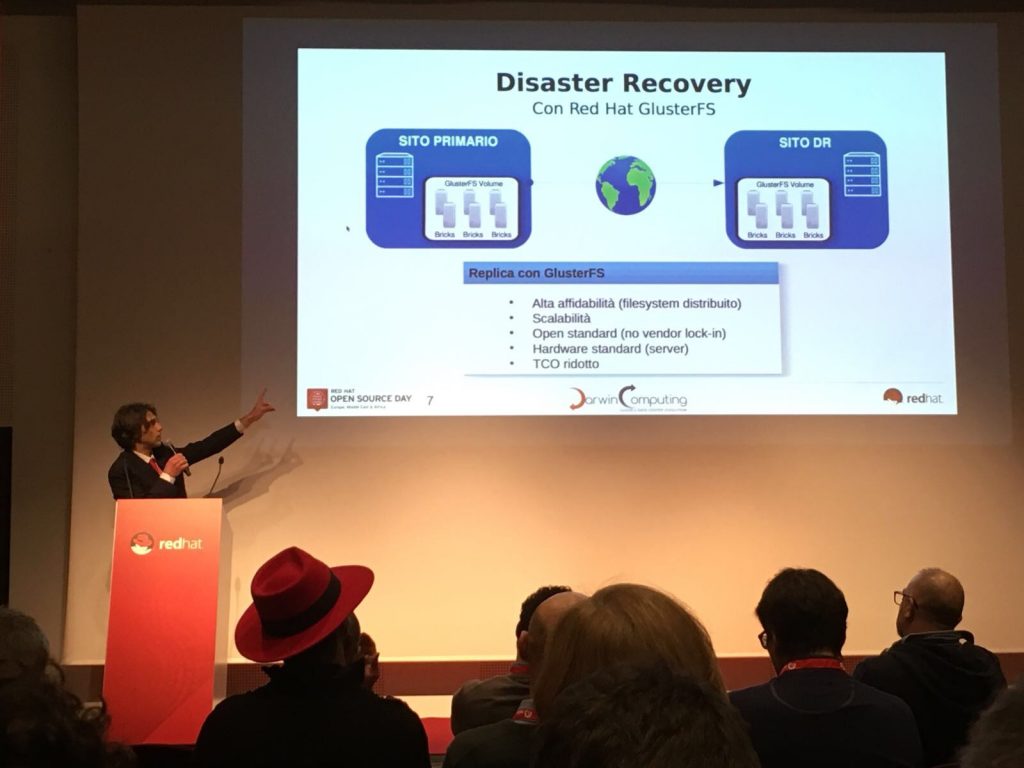 Darwin Computing intervento su Disaster Recovery Red Hat Open Source Day